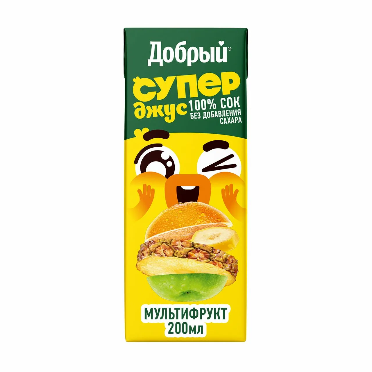 Сок мультифруктовый добрый 0,2 ТОВАР