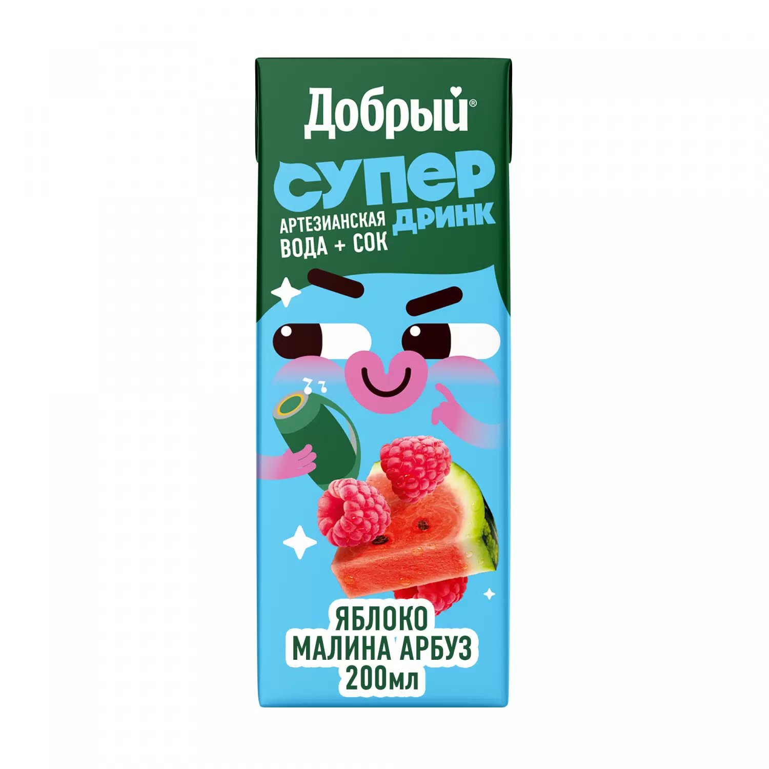 Сок добрый яблоко малина арбуз 0,2 ТОВАР