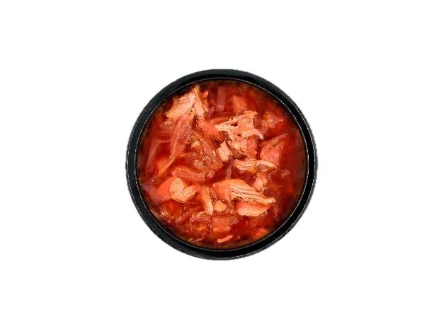 Борщ с курицей и зеленью