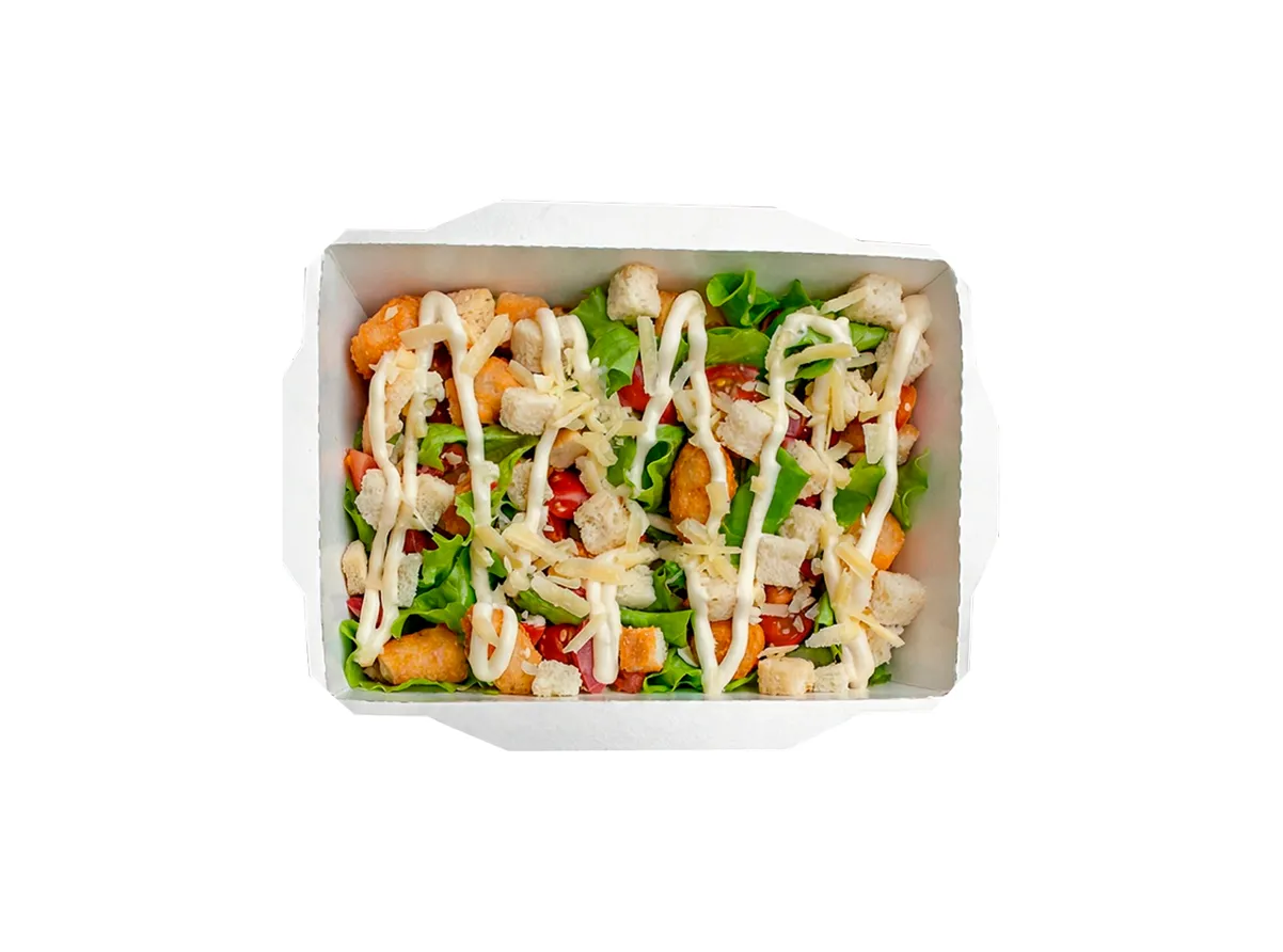Салат цезарь с курицей